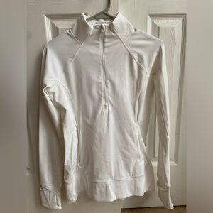 Athleta White Zip-Up Jacket